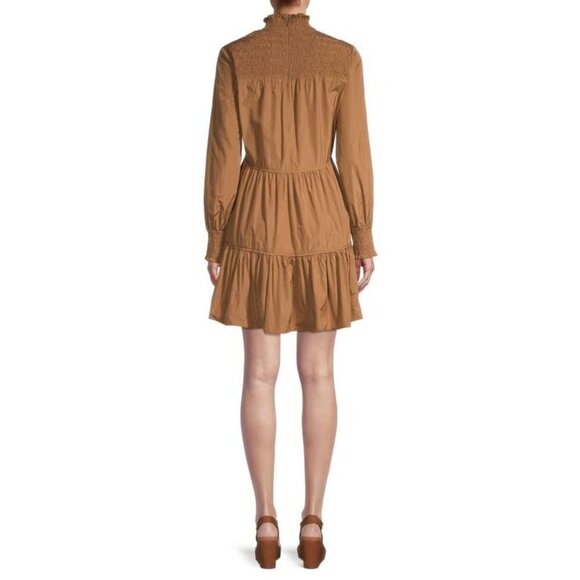 VERONICA BEARD Vigore Smocked Tiered Dress Size 8 - Picture 2 of 10